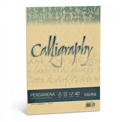 Papir Pergamena Calligraphy A4 190g Oro