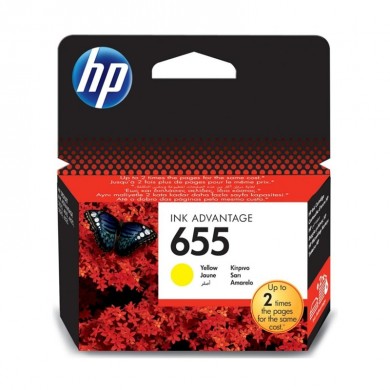 Ink jet HP 655 CZ112 yellow original