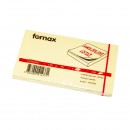 Samoljepivi listići 125x75mm Fornax žuti