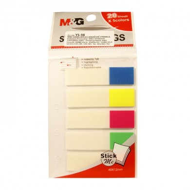 Zastavice 45x12mm M&G