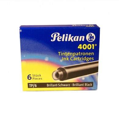 Patrone tintne 1/6 Pelikan 4001 crna