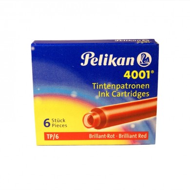 Patrone tintne 1/6 Pelikan 4001 crvena