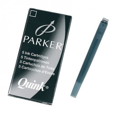 Patrone tintne 1/5 Parker Quink crna