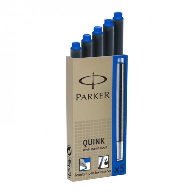 Patrone tintne 1/5 Parker Quink plava