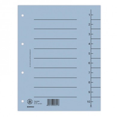 Pregradni karton Donau plavi