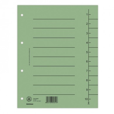 Pregradni karton Donau zeleni