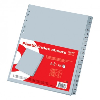 Pregrada abeceda A-Ž A4 pp siva