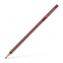 Grafitna olovka Faber-Castell Sparkling metalik crvena