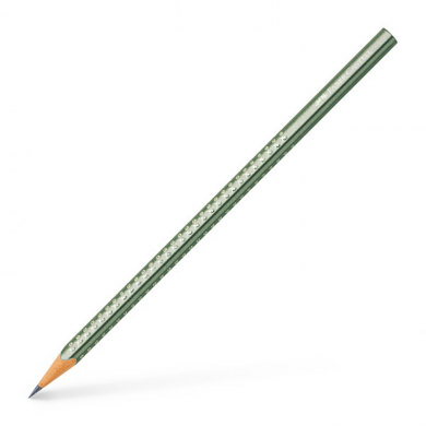 Grafitna olovka Faber-Castell Sparkling metalik zelena