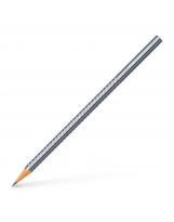 Grafitna olovka HB Faber-Castell Sparkling metalik srebrna