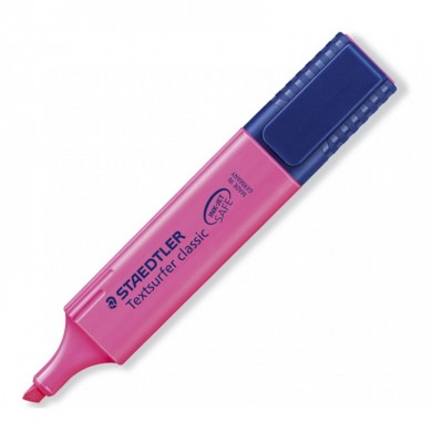 Textmarker Staedtler classic rozi