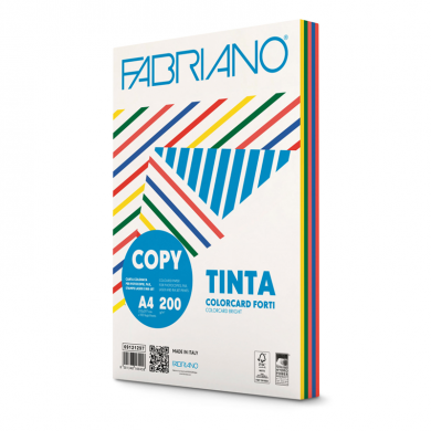 Papir ILK A4 200g Fabriano mix intenziv 1/100