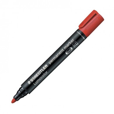 Permanentni marker Staedtler Lumocolor 352 okrugli vrh crveni