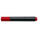 Permanentni marker Faber-Castell Grip 1503 kosi vrh crveni
