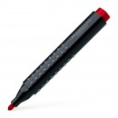 Permanentni marker Faber-Castell Grip 1504 okrugli vrh crveni