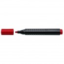 Permanentni marker Faber-Castell Grip 1504 okrugli vrh crveni