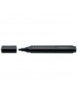 Permanentni marker Faber-Castell Grip 1504 okrugli vrh crni