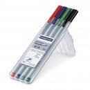 Staedtler Triplus Fineliner  0.3 mm set 4 boje