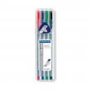 Staedtler Triplus Fineliner  0.3 mm set 4 boje