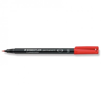 Tanki permanentni flomaster Staedtler Lumocolor S 313 crveni