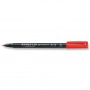 Tanki permanentni flomaster Staedtler Lumocolor S 313 crveni
