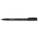 Tanki permanentni flomaster Staedtler Lumocolor S 313 crni