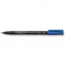 Tanki permanentni flomaster Staedtler Lumocolor S 313 plavi