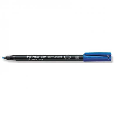 Permanentni flomaster Staedtler Lumocolor M 317 plavi