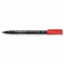 Permanentni flomaster Staedtler Lumocolor F 318 crveni