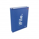 Mapa 4 ringa fi 25mm A4 Connect iStyle tamno plava