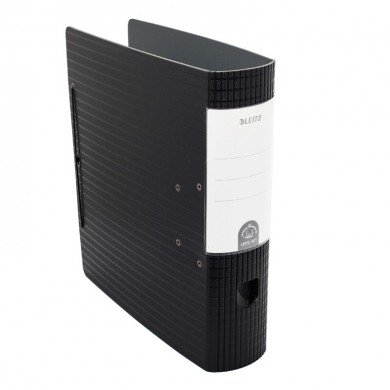 Registrator A4 široki s gumicom Leitz 180ᵒ Active Pro crni