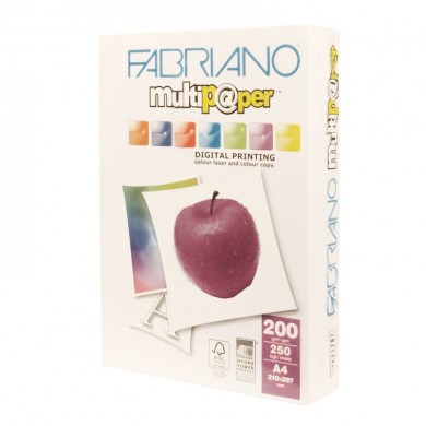 Papir A4 200g Fabriano multipaper