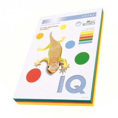 Papir A4 80g IQ Color intensiv mix