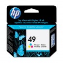 Ink jet HP 49 Tri-color Original Ink Cartridge 51649